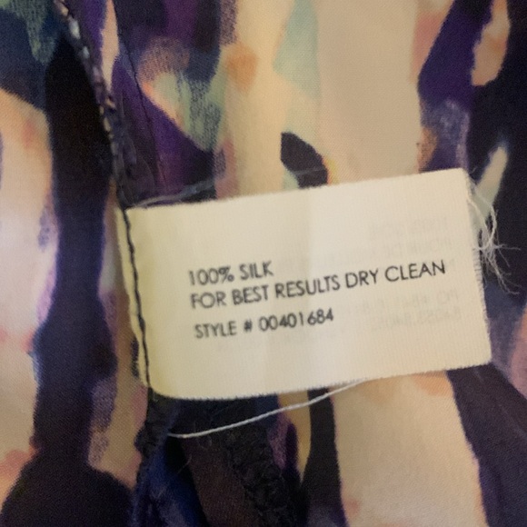 Club Monaco 100% Silk Multi Color Print Tank Blouse - Picture 4 of 4